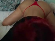 Petite Bunny Cosplay Latina POV Blowjob POV and Reverse Cowgirl 5/16