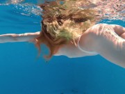 Goddess Nata Ocean Latvian pornstar swimming 11/16