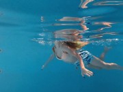 Goddess Nata Ocean Latvian pornstar swimming 7/16
