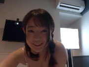 お目目ぱっちり!ちっちゃくてぷにぷにで可愛い!147cm関西のミニギャルちゃん⑤ビジホでお別れフェラ　極上フェラのあとの最後のご褒美はごっくん 1/16