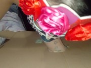 MY Step mom orders a pizza after which she eats it all and even cleans up the crumbs 9/16