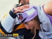 BRAZZERS - Stunning Angel Youngs Tries Her First Double Penetration Scene Up In The Snowy Mountains 6/16