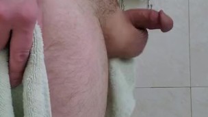 Toweling off after shower + Cock tease