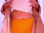 Mall Restroom Rapture: Bouncing on Dildo with a Squirt Finale! 1/16