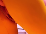 Mall Restroom Rapture: Bouncing on Dildo with a Squirt Finale! 11/16