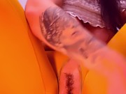 Mall Restroom Rapture: Bouncing on Dildo with a Squirt Finale! 15/16