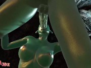 Futa3dX - LARA CROFT Stumbles Into Big Dicked Futa Cave Troll's Threesome 10/16