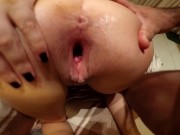 Russian babe stretch pussy with thick cock 11/16