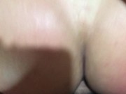 Staying at a friends house, while they went out we went to fuck silently and look what happened 12/16