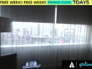 Hot Brunette Fucks Blonde Celebrity POV 2/16