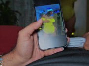 FELIZ NAVIDAD! chica cachonda monta la polla de su amigo - JENIFER PLAY