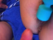 Mom was out of town so stepdad fucked my hairy pussy and stuck it in my ass to cum without warning 13/16