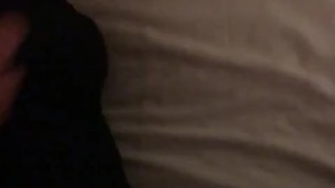 hot blonde taking dick in slutty black dress