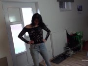 My stepbrother's fat cock is deep in my ass after the cum party 4/16