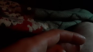 Stroking my cock
