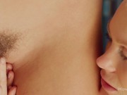 WOWGIRLS Two gorgeous Eastern European models Nancy A and Isabella De Laa having passionate sex on the bed 4/16