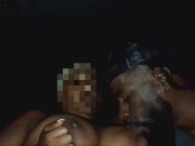 AS SOON AS SHE GOT IN BIG TITTIES POP OUT RIGHT IN GORILLA PUNCHER MOUTH!!!!!!!! 12/16