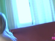 Blonde Nasty Teen Elizabeth Gets Really Hot And Starts To Take Off Her Clothes! 12/16