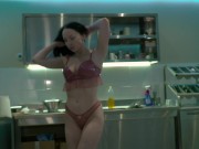 Hot young wife sucking grandpa cock and takes cumshot in her mouth 3/16