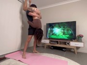 Yoga to HARD FUCK & CREAMPIE 15/16