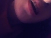 Girl with long black socks and short red dress 15/16