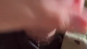 Army soldier jerks off in his OCPs in his barracks room
