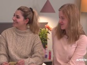 Ersties - Mädels-Tag zu viert mit intimen Details und einer heißen Orgie 8/16