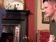 AGEDLOVE Sam is hard on how sexy Megan looks while cleaning 3/16