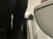 Lesbian MISTRESS FUCKS HARD Straight Girl in PUBLIC TOILET 6/16