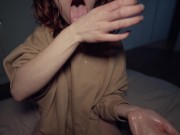 the biggest cum in mouth of the year - little arden 15/16