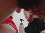 【メンズエステ裏講習】【スマホ主観映像】リアル友達同士でエロマッサージ！僕のチンコの奪い合いをされたので片方に中出しをしてあげたｗｗ 12/16