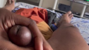 Growling Huge Cumshot