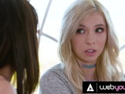 Hot Blonde Kenzie Reeves Tries Anal With Her Pretty Bestie Adria Rae While Playing Never Have I Ever 3/16