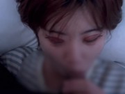 顔面騎乗になってもちんぽを頬張るエロ彼女♡ cum in mouth blowjob 3/16