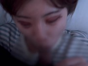 顔面騎乗になってもちんぽを頬張るエロ彼女♡ cum in mouth blowjob 6/16