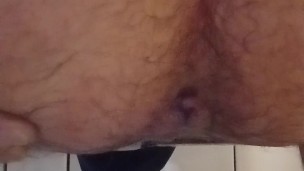 Great load for gay boy's ass