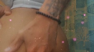 Hispanic Papi Showing off Dick and Twink ass