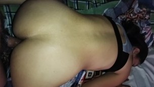 mi Latina Sudando y guardando leche