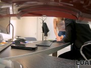 LOAN4K. Short dialogue with creditor turns into passionate sex on the desk 6/16