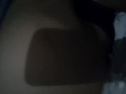 Hot latina milf girlfriend showing her pussy after getting creapied.