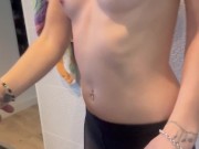 I wait for him on my knees in the bathroom to suck him 7/16