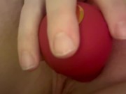 Playing With My Rose Toy 🌹🌹💦 14/16