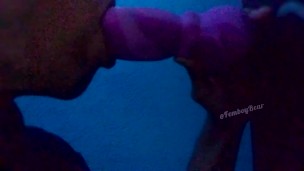 First Time Sucking my Bad Dragon