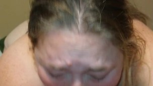 Face fucked wife with a cum in pussy part 2/2