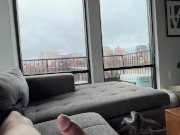 Jerking off for everyone to see *Huge Cumshot* 9/16