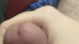 Male solo cumshot