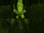 Stepson spread stepmom pussy and help her pee 14/16