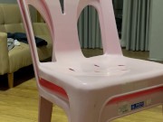 Lonely night playing housewife satin dress (no editing version) 1/16