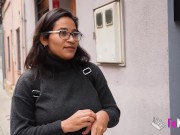 Chubby Latin babe Lana Villafuerte enjoys a dirty sex session with a big dick 2/16