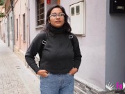 Chubby Latin babe Lana Villafuerte enjoys a dirty sex session with a big dick 3/16